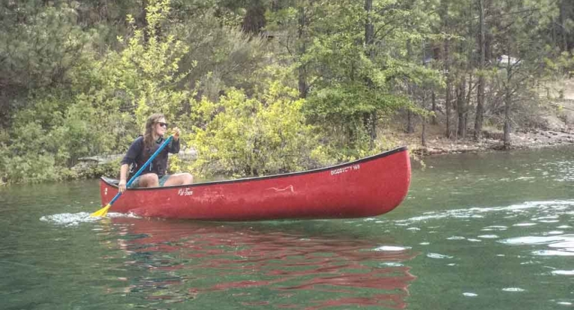 canoeing adventure for teens